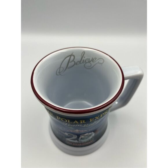 New Polar Express Train Ride Believe 20th Anniversary Large Coffee Mug - Picture 4 of 4